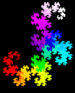Dragon Fractal, 17th Iteration Dragon Fractal, 17th Iteration